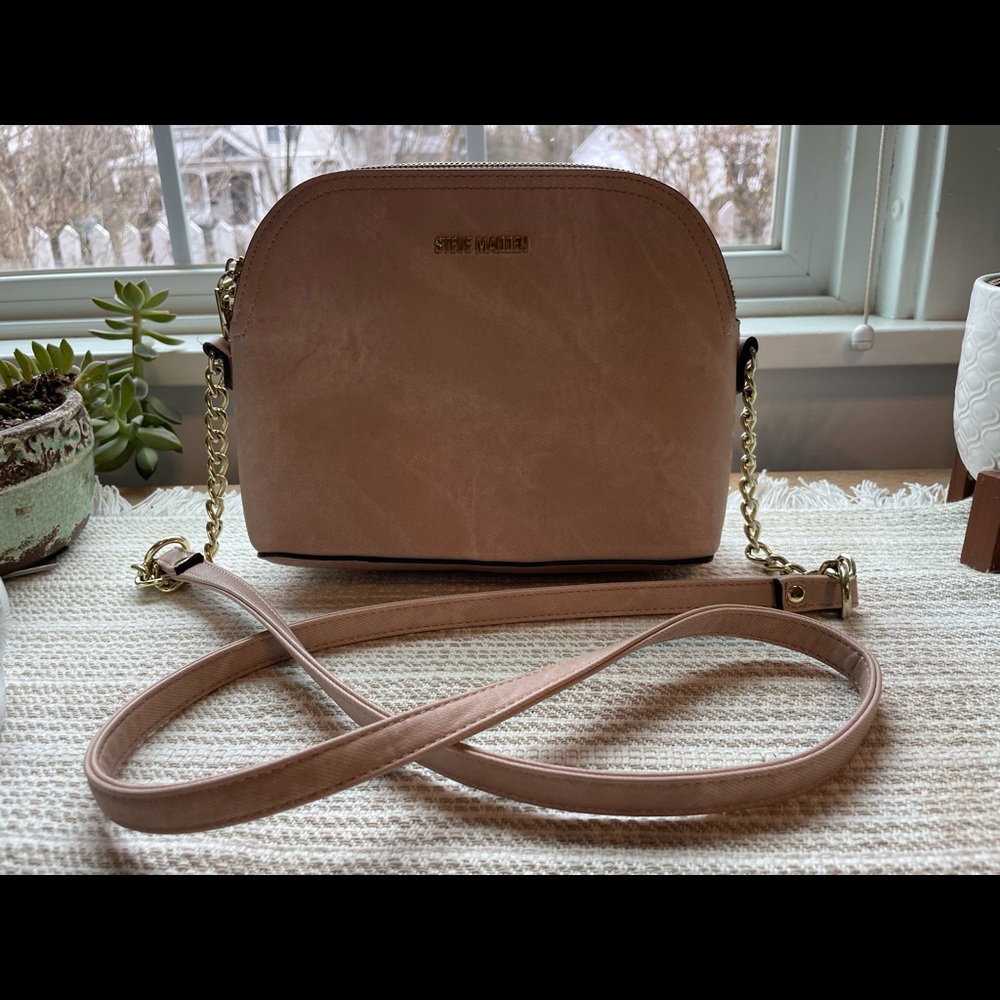 Steve Madden Blush Pink Crossbody Shoulder Bag